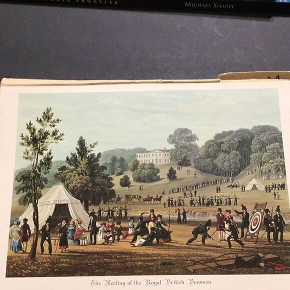 10 of 16 large Prints From vintage pageantry of sport portfolio attained at New - Picture 5 of 11